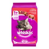 Alimento para Gatos Adultos 7+ Carne Whiskas Pacote 1kg