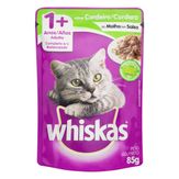 Alimento para Gatos Adultos 1+ Cordeiro ao Molho Whiskas Sachê 85g