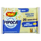 Pipoca para Micro-Ondas Manteiga Premium Yoki Pacote 90g