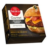 Hambúrguer de Carne Bovina Picanha Burguer Seara Gourmet Caixa 360g