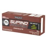 Pack Barra de Proteína de Chocolate Zero Açúcar Supino Protein Caixa 90g 3 Unidades