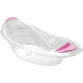 Banheira Plástica Transparente Rosa Cajovil 22l