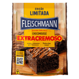 Mistura para Bolo Extracremoso Chocomousse Fleischmann Sachê 390g
