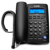 Telefone com Identificador de Chamadas TCF-3000 Preto Elgin