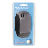 Mouse USB Sem Fio 2.4Ghz 1200DPI Preto MO251 Multilaser