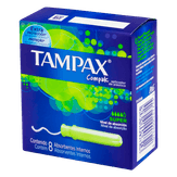 Absorvente Interno Tampax Compak Super Caixa 8 Unidades