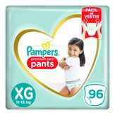 Fralda Descartável Infantil Pampers Pants Premium Care XG com 96 Unidades