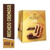 Panettone com Gotas com Recheio de Alpino Nestlé Caixa 400g