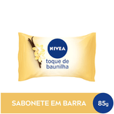 Sabonete em Barra Hidratante Toque de Baunilha Nivea  Caixa 85g
