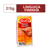 Linguiça Fininha Defumada Seara Pacote 215g
