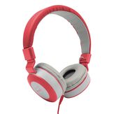 Headphone Moove 3,5mm Cinza e Vermelho Dazz